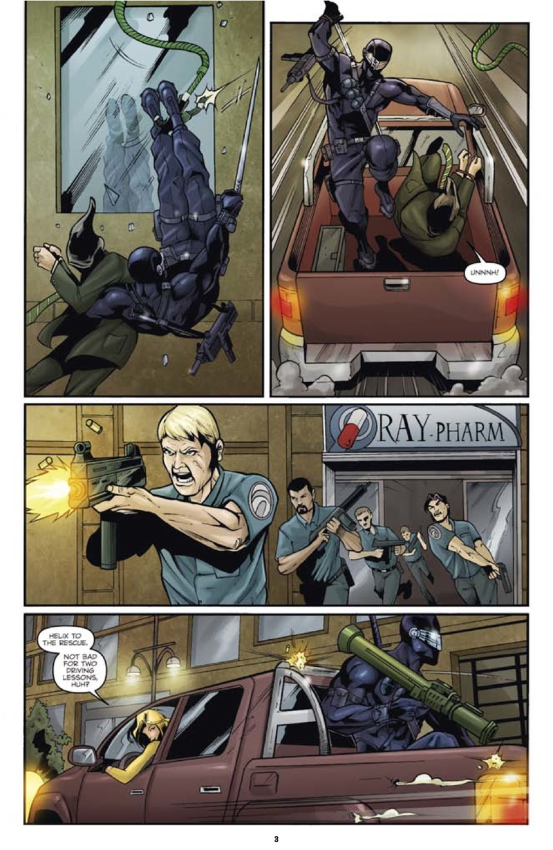 Illustration for article titled Read a seven-page preview of the newest comic book starring Snake Eyes, G.I. Joe's resident ninja
